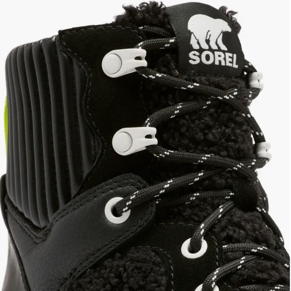 NWT Sorel Brex Faux Shearling Lace-up Boot. Size 9. - Picture 5 of 8